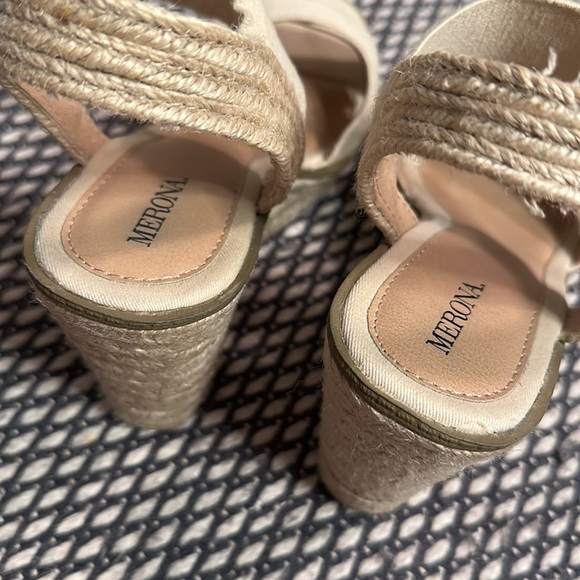 Merona wedge sandals 8.5 - Picture 7 of 9